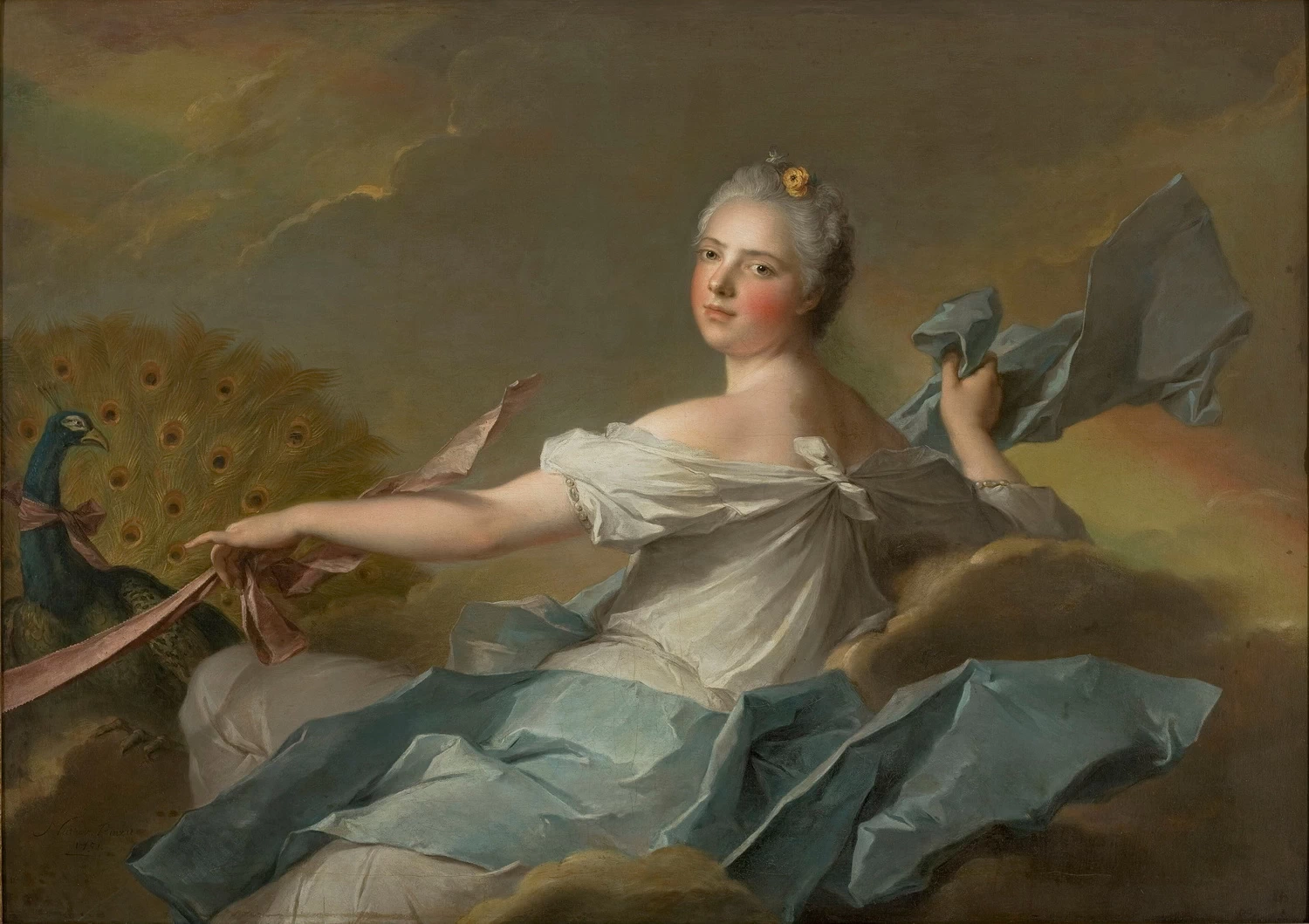 Le figlie di Luigi XV come i quattro elementi - La principessa Maria Adelaide di Francia, L'aria, Museum de Art de São Paulo